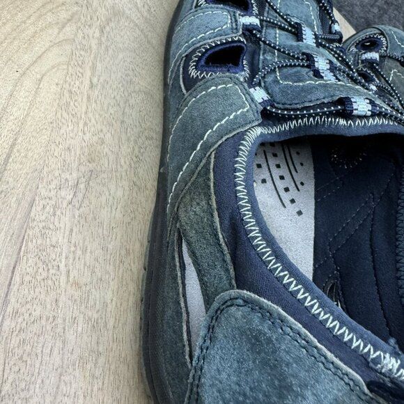 Earth Origins Outdoor Suede Sandal Adventure Slip-On Shoes Size 10.5 Womens Blue - Picture 11 of 14